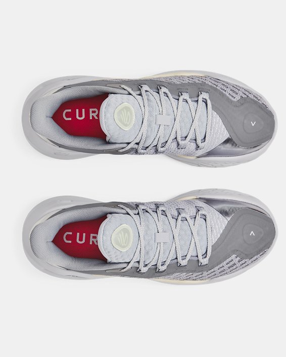 Unisex Curry 11 'Future Wolf' Basketball Shoes, Gray, pdpMainDesktop image number 2